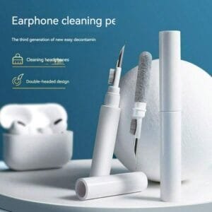 AOMIG Bluetooth Earbuds Cleaning Pen, 3 in 1 Multifunction Cleaner Kit with Soft Brush for Wireless Earphones Bluetooth Headphones Charging Box Accessories, Computer, Keyboard, Camera