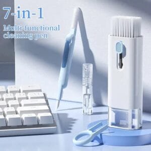 7-in-1 Computer Keyboard Cleaner Brush Kit, Earphone Cleaning Pen For iPad Phone screen cleaner Cleaning Tools Keycap Puller Kit