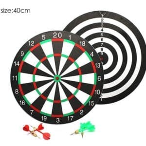 high quality dart board 6 steel pins, double face, suitable for home, office.