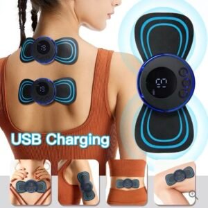 EMS Mini Portable Electric Neck, Back & Body Pain Relief Massager
