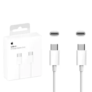 Apple USB-C To C Charge Cable -1m(For iPhone, iPad, AirPods or iPods with Type-C Connector)