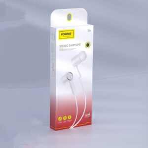 Foneng Earphones T57 with microphone white
