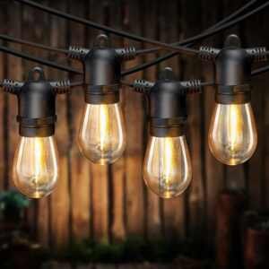 Lighting Legends 10 Bulbs 5M LED String Lights – Warm White, Shatterproof