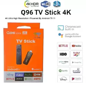 Q96 4K TV Box Stick - Android TV Dongle & Media Player 8gb 128gb