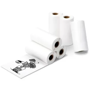 BPA-Free Thermal Paper Rolls – 5 Rolls, Waterproof & Scratch-Resistant