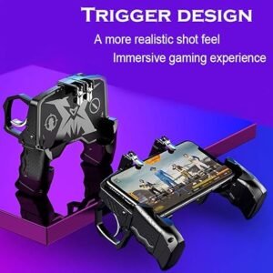 Mobile Gamepad with Four Triggers – Compatible with 4.7" to 6.5" Phones
