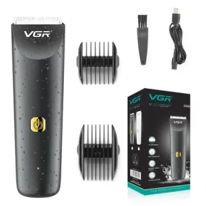 VGR V-231 Waterproof Hair Clipper – Cordless, Ceramic Blades, Adjustable Speeds