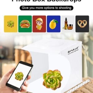 Portable LED Photo Light Box – 6 Backdrop Colors