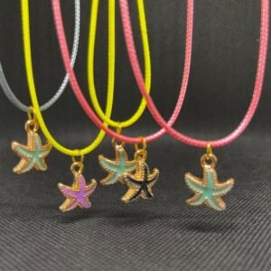 Colorful Starfish Charm Necklaces – Summer Vibes